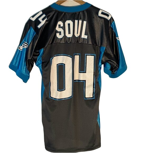 Majestic Tops - UNISEX VINTAGE AFL BON JOVI PHILADELPHIA SOUL ARENA FOOTBALL LEAGUE JERSEY 2004